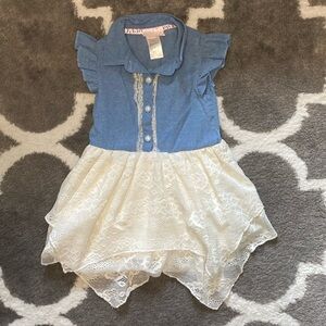 Little Lass Lace Bottom 4T Dress